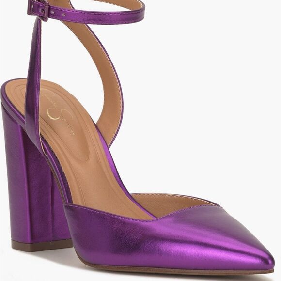 Jessica Simpson Shoes - Jessica Simpson Nazela Pointed Toe Ankle Strap Pump